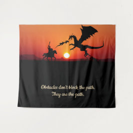 Fantasy Dragon Knight Inspirational Motivational