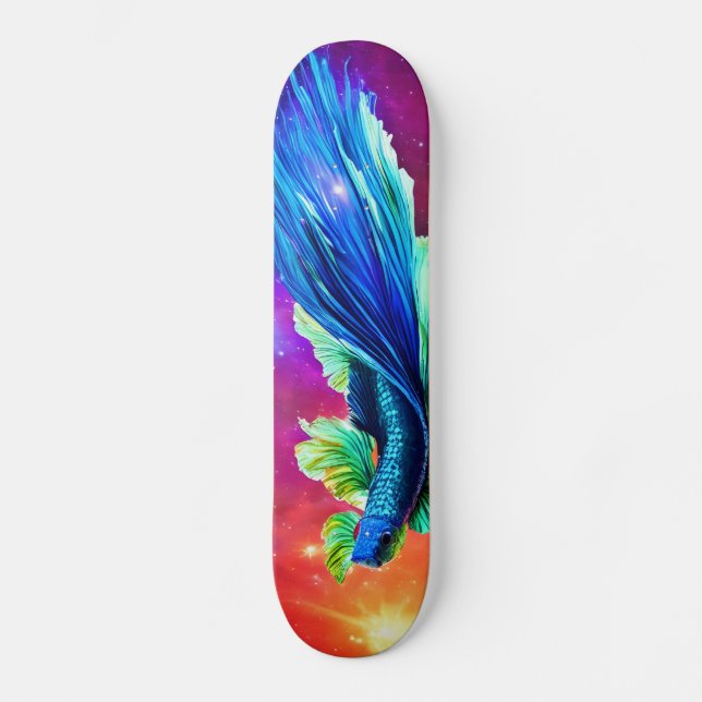 Fantasy Dragon Mini Skateboard Bräda 18,5 Cm (Framsida)