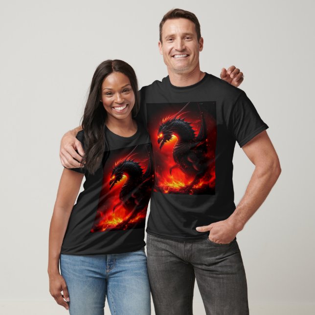 Fantasy Dragon T Shirt (Unisex)