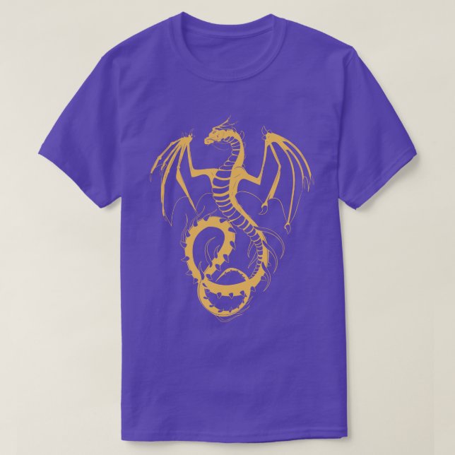 Fantasy Dragons Mystical Dragon T Shirt (Design framsida)