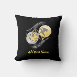 Fantasy Dragons Throw Pillow Kudde