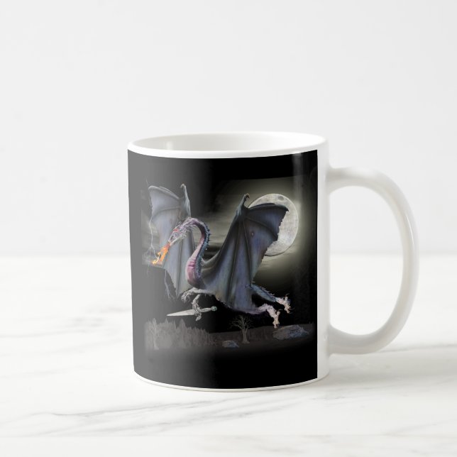 Fantasy drakon kaffemugg (Höger)