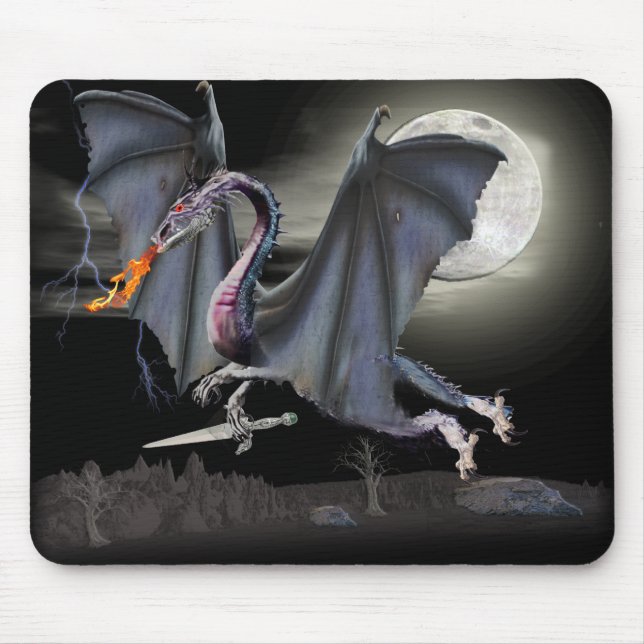 Fantasy drakon musmatta (Framsidan)