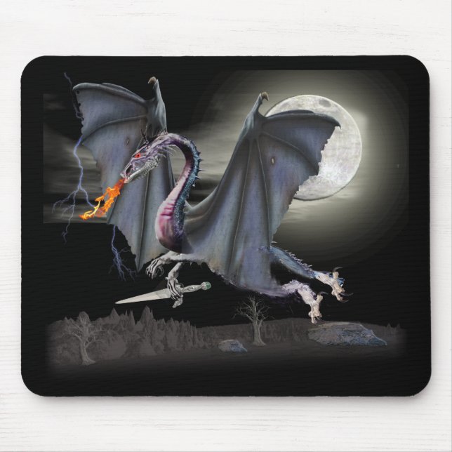 Fantasy drakon musmatta (Framsidan)