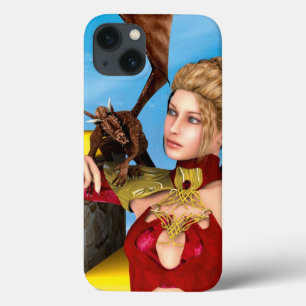 Fantasy Drakprinsessa Digital Konst