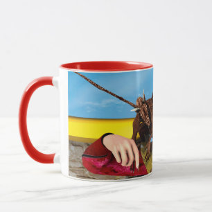 Fantasy Drakprinsessa Digital Konst Mugg
