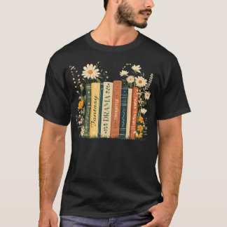 Fantasy Drama Tragedi Bok Blommig Subtil Anti-Trum T Shirt