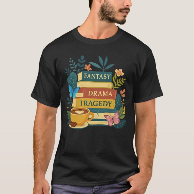 Fantasy Drama Tragedi T Shirt (Framsida)
