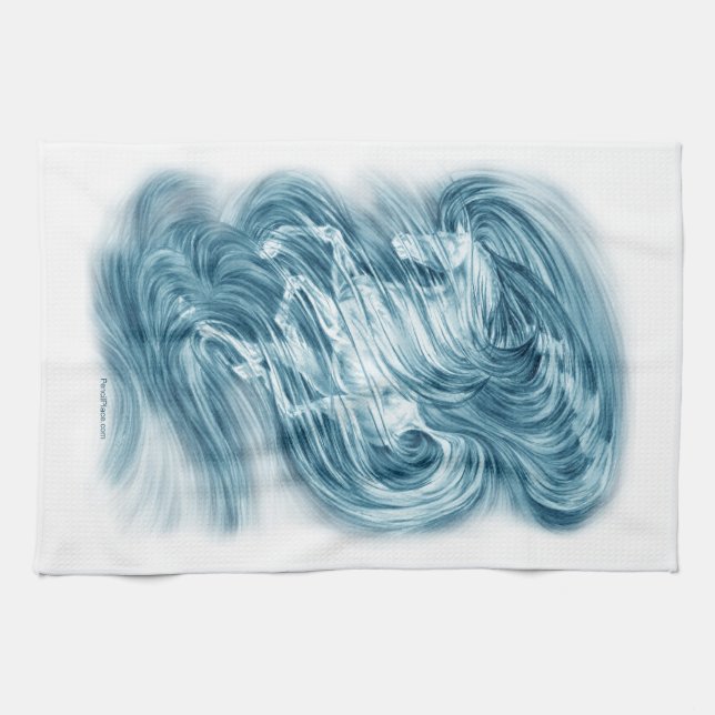 Fantasy Dream Horse Art Kökshandduk (Horisontell)