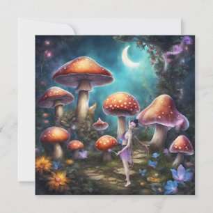 Fantasy Dream World Fairy and Mushroom