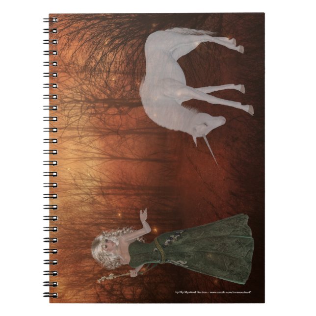 Fantasy Dreams Notebook Anteckningsbok Med Spiral (Framsidan)