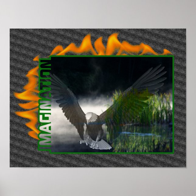 Fantasy Eagle Inspirational Poster (Framsidan)
