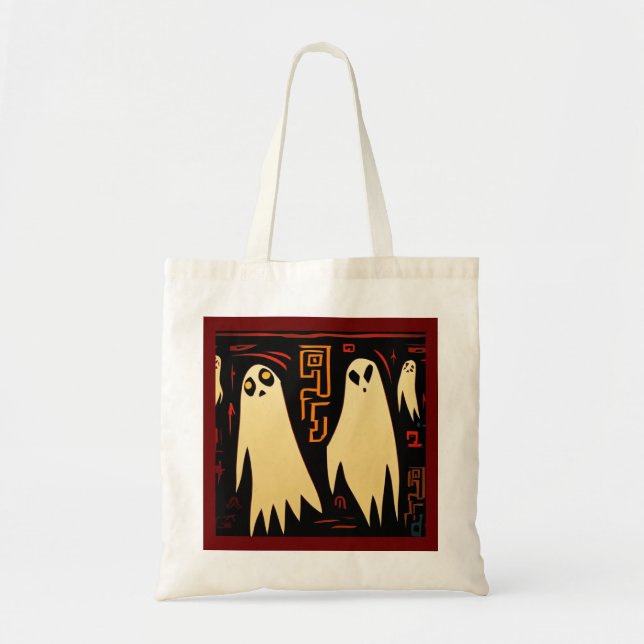 Fantasy Egyptian Spöken Halloween 2 Tygkasse (Framsidan)