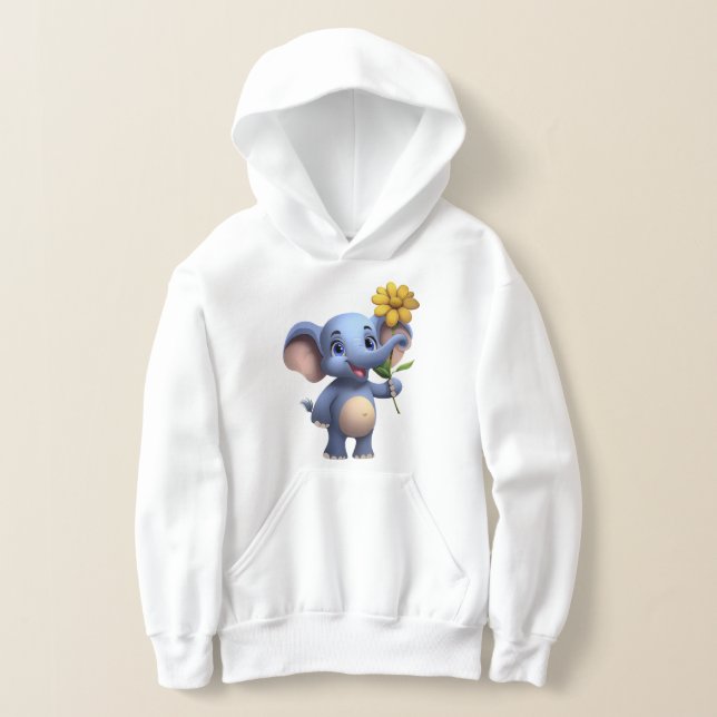 Fantasy Elephant Girl's T-Shirt (Laydown)