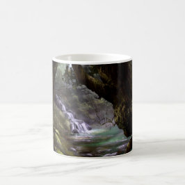 Fantasy elven forest bild / wall art kaffemugg
