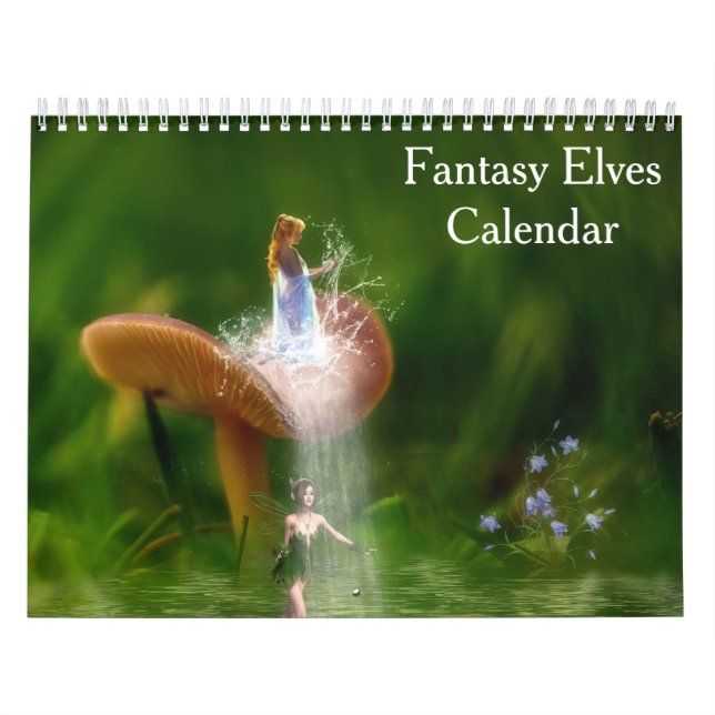 Fantasy Elves Elf 2025 Kalender (Omslag)
