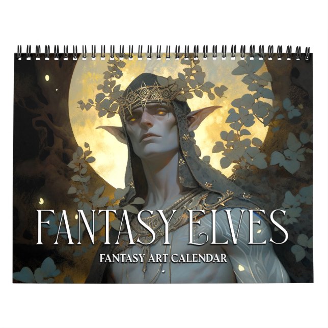 Fantasy Elves Fantasy Art Calendar 2026 Kalender (Omslag)