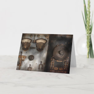 Fantasy - en hyllning till Steampunk Helgkort