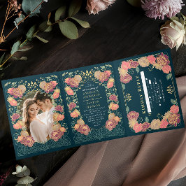 Fantasy Enchanted Blommigt Garden Wedding