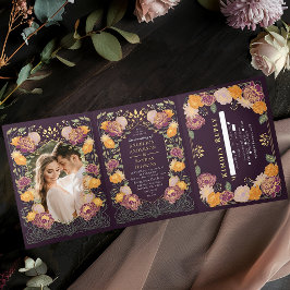 Fantasy Enchanted Blommigt Garden Wedding