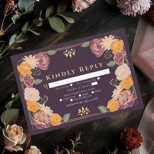Fantasy Enchanted Blomsterträdgård Bröllop OSA Kort