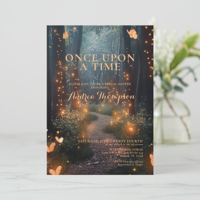 Fantasy Enchanted Möhippa Inbjudningar (Stående Fram)