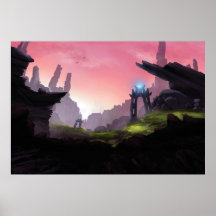 Fantasy epic valley skriver ut.