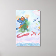 Fantasy Eros God Light Dimension Watercolor Kärlek