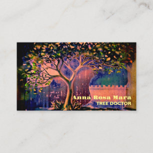 *~* Fantasy Etheral QR TRÄD AP82-Affärskort Visitkort