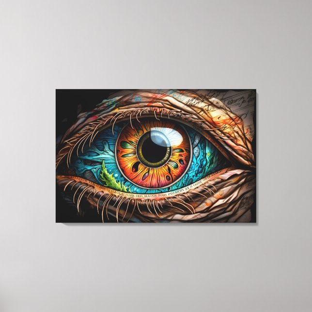 Fantasy Eye Canvastryck (Framsida)