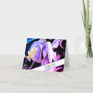 *~* Fantasy Fairy Coach Baby Shower Tack Kort