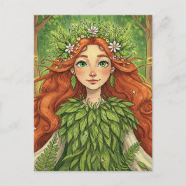Fantasy, Fairy, Elf, Mavka, Fairy tale Postcard Vykort