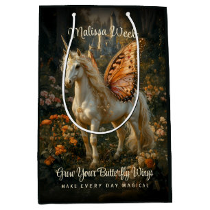 Fantasy Fairy Horse Orange Butterfly Vingar
