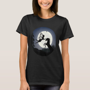 Fantasy Fairy Horse under fullt månljus T Shirt