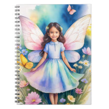 Fantasy Fairy Notebook 6,5 x 8,75 tum