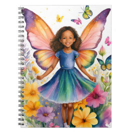 Fantasy Fairy Notebook 6,5 x 8,75 tum Anteckningsbok