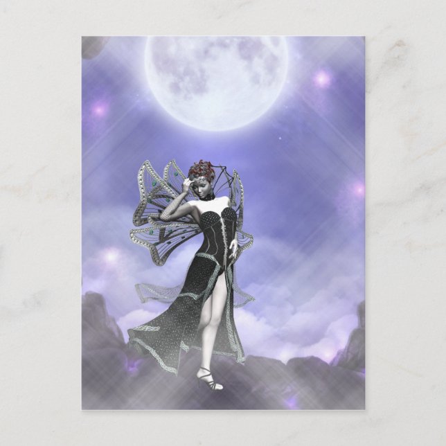 Fantasy Fairy Postcard Vykort (Framsida)