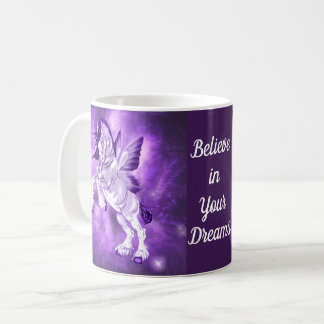 Fantasy Fairy Winged Clydesdale Horse Kaffemugg