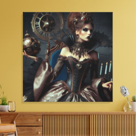 Fantasy Fairytale Elegant Evil Queen Canvastryck
