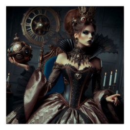 Fantasy Fairytale Elegant Evil Queen Perfect Poster