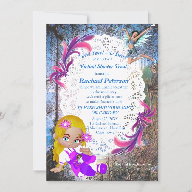 Fantasy Fairytale Stories in Skogen and Forests Tack Kort (Framsida)