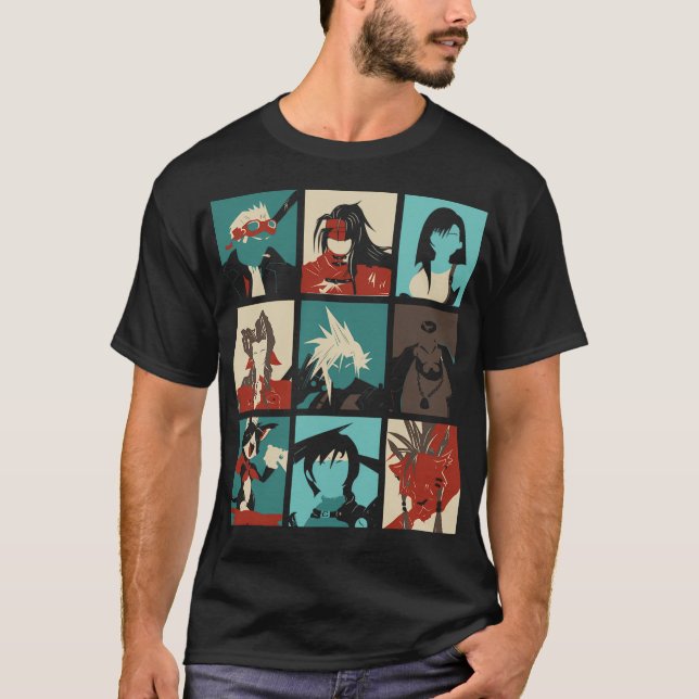 Fantasy Final Seven T Shirt (Framsida)