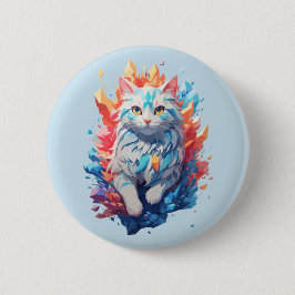 Fantasy Fire and Ice Cat Knapp