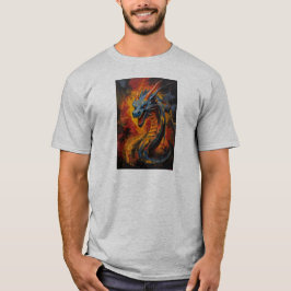 Fantasy Fire Breathing Dragon T Shirt