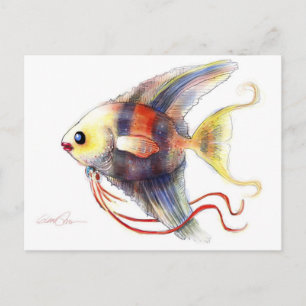 Fantasy Fish: Angelica Vykort