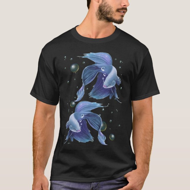 Fantasy Fish, en fiskig saga T Shirt (Framsida)