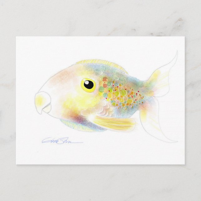 Fantasy Fish: Polly Post Cards Vykort (Framsida)