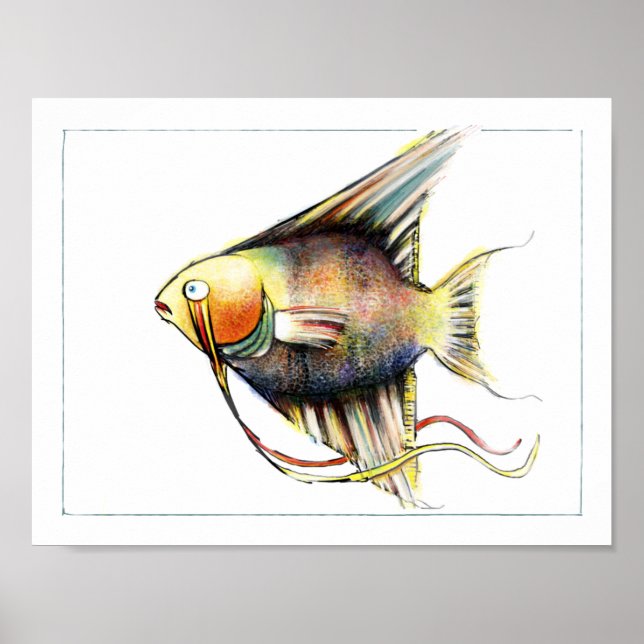 Fantasy Fish Poster: Angelo Poster (Framsidan)