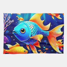 Fantasy Fish Simma Design Kökshandduk