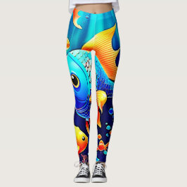 Fantasy Fish Simma Design Leggings